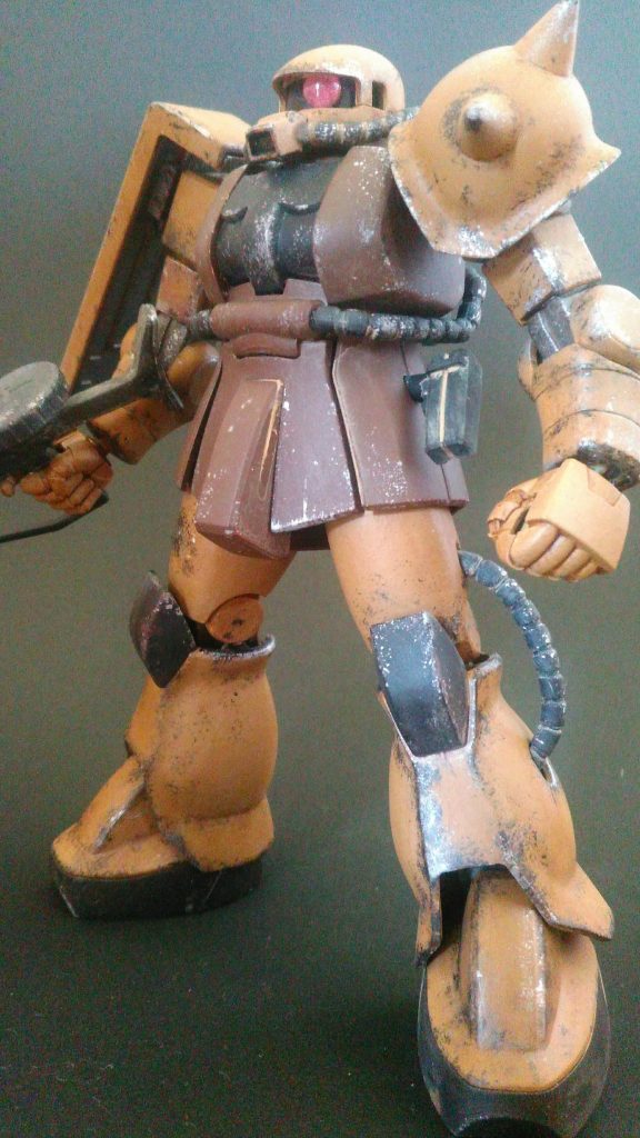 ザクⅡ 砂漠塗装–2枚目/制作者:マスカラメロン