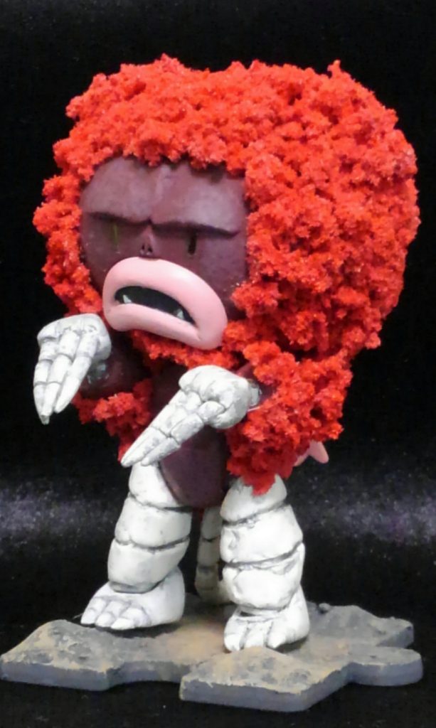 手首はエポパテ製ですが、こっそり次元ビルドナックルのパーツが入ってるのでちょっとだけ可動します。