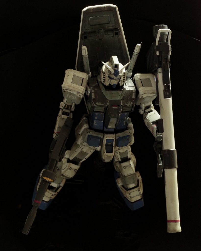 全体にウェザリングわ施して使用感をだします。