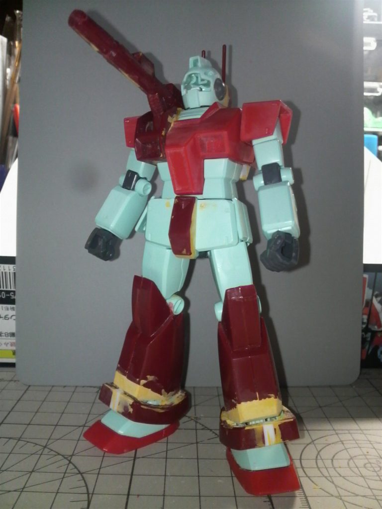 塗装前フロントビュー。