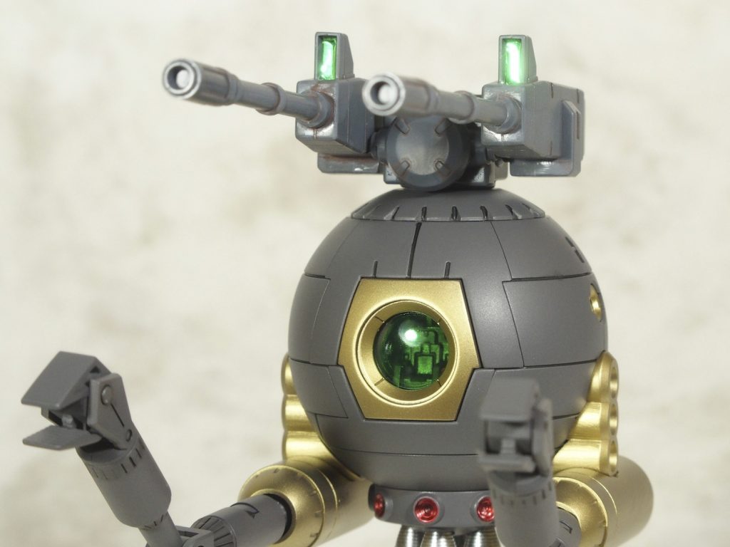 二連キャノンのセンサーはメタルテープを雑に貼った。