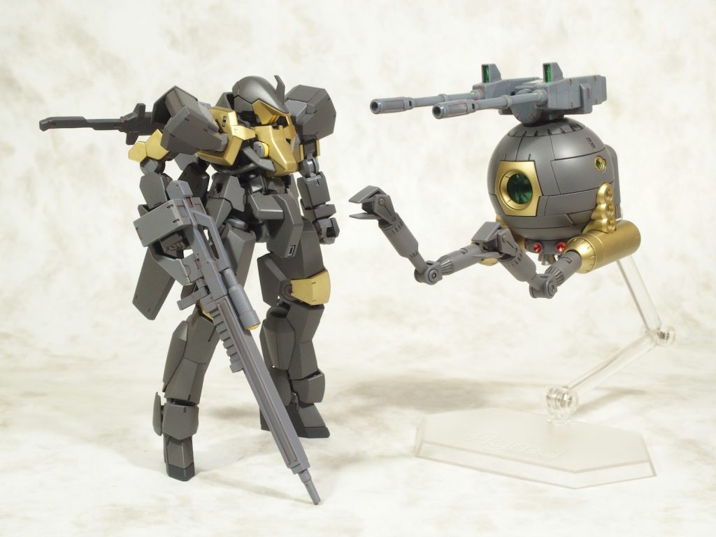 グレイズ（プレバンじゃ無くて自分で塗ったやつ）とほぼ同色を作って塗装しました。