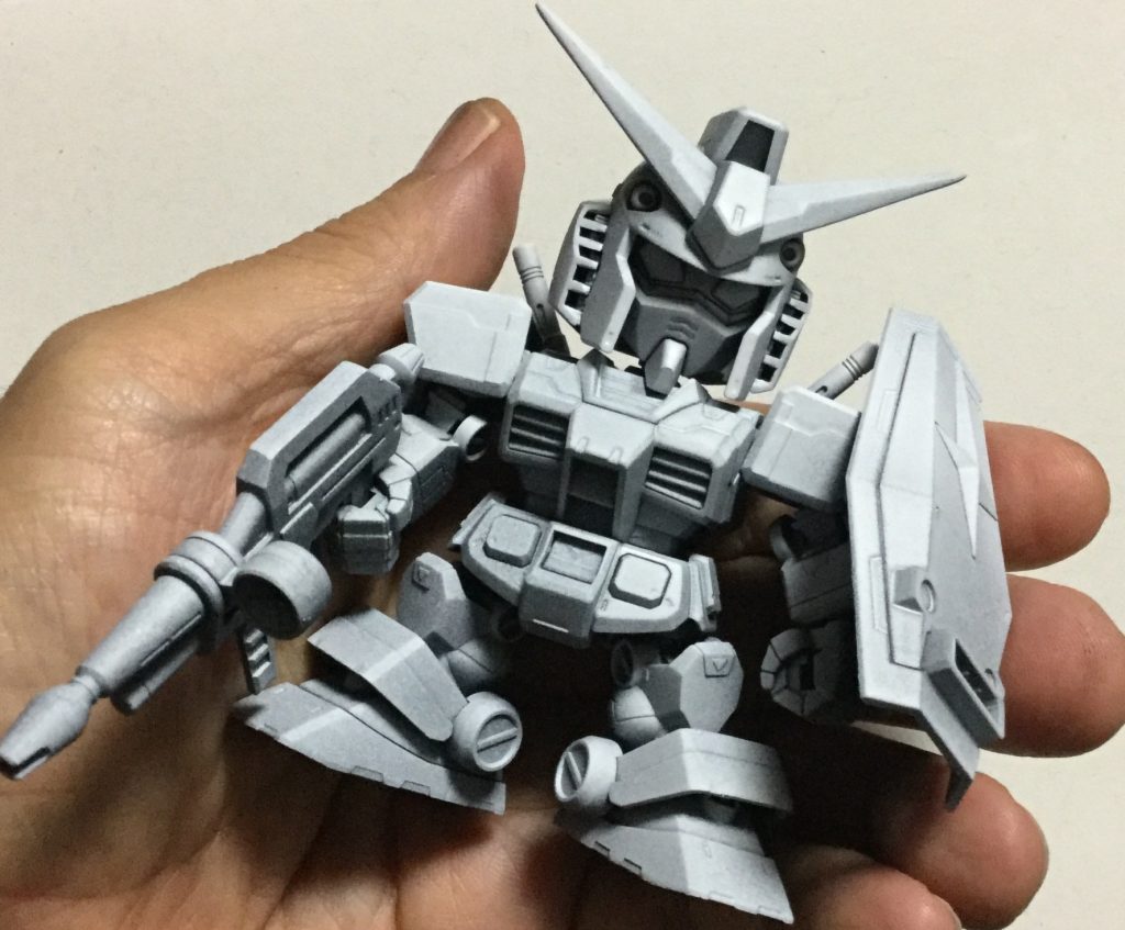 下地のサフ吹き