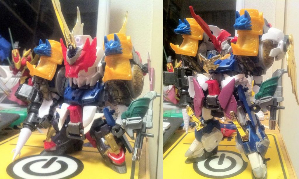 ほぼサフ前の状態。ミキシングしすぎてだいぶカラフルなことに