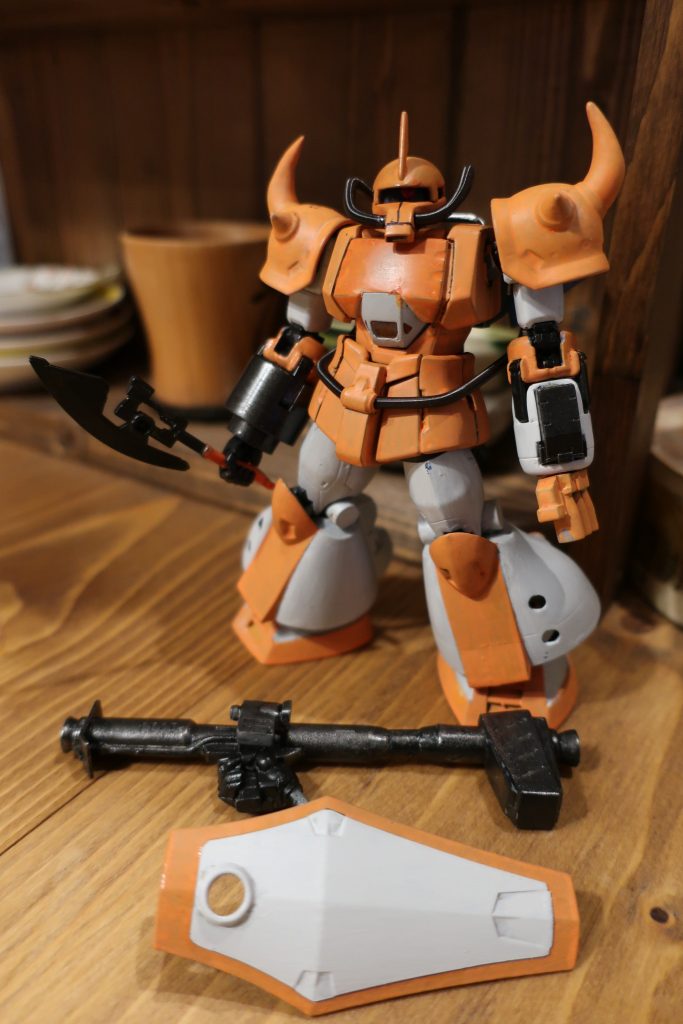 最後に汚す前の写真。下地の効果もあり、あまり汚し後と変わりはありません。