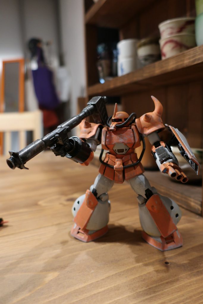 ジャイアントバズの長さに違和感…。でも、飛行試験型はジャイアントバスだよなぁ…と思いつつ。