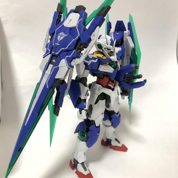 MG ダブルオークアンタフルセイバー｜まーさんのガンプラ作品