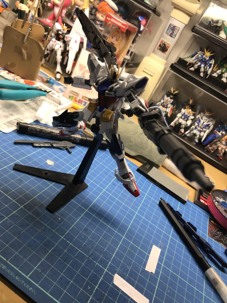 ブラックウォーリアのロングメガランチャーを使ってます。ジョイント部分はノーネイムライフル付属のものを使ってます。