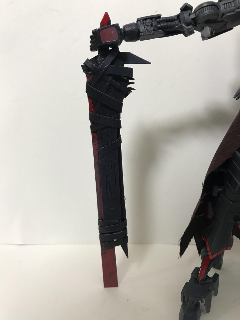 廃棄剣「ナガラ」なまくらとガラクタから取りました。プラ板の切れ端製