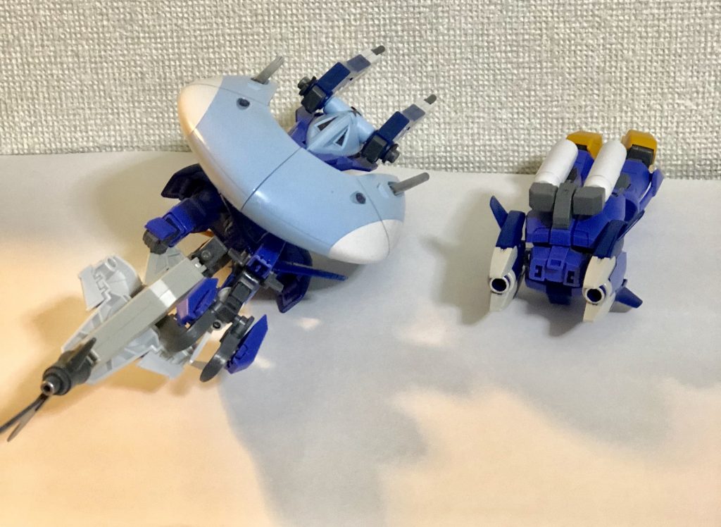 ちなみにベースがインパルスガンダムなのでしっかりと分離も可能です
