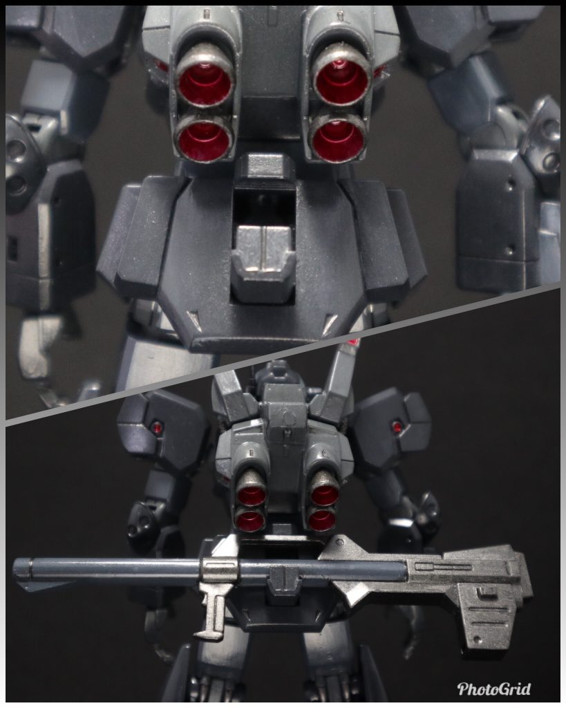 バズーカラック。ジムⅢのリアアーマーにMK-Ⅱのリアアーマーを埋め込んでます。