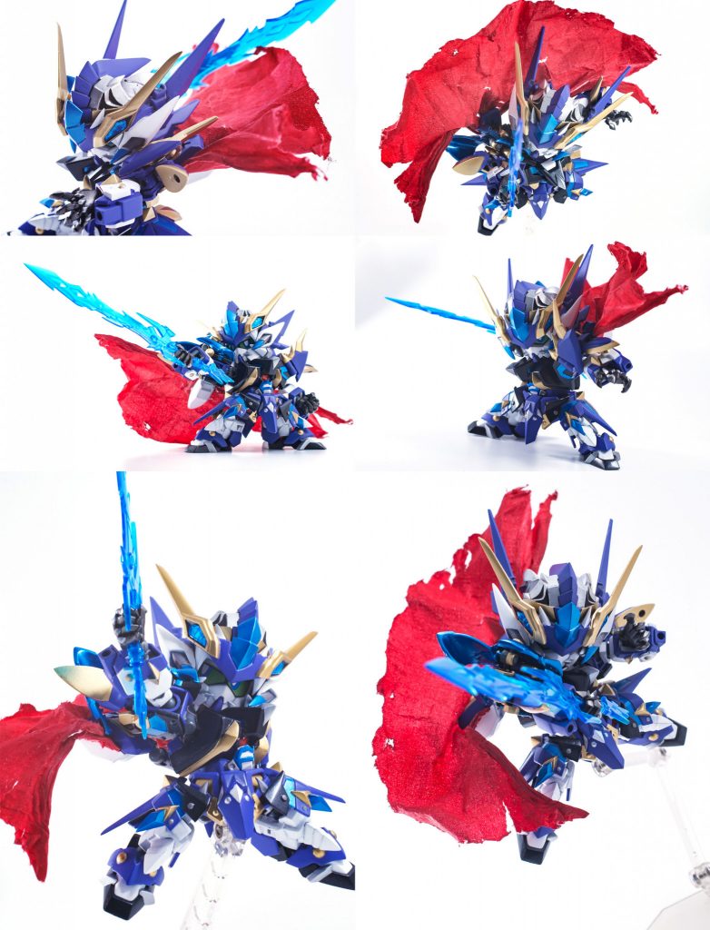 色々アクション。マントが自由に動かせると構図にも幅が出ます。