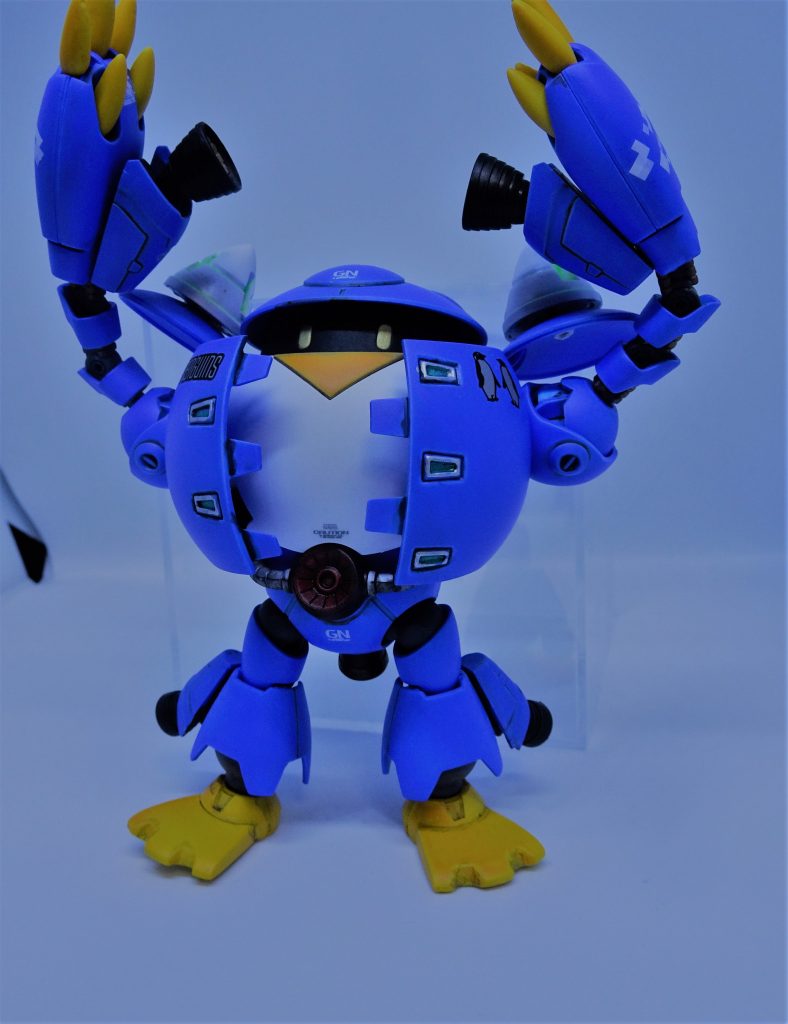 もちろんあります!お腹ビーム!
~~~~~~~~~~
開発日記1
--- リアル GBT工作室にて ---
モモカ:うーん。私もパワーアップしたい!
ユッキー:と、唐突だね、
モモカ:だってりっくんもユッキーも新しいガンプラなのに…。
コーイチ:モモカちゃんも新しいガンプラを作るのかい?工作なら手伝うよ
モモカ:いいえ!モモカプルは最強に可愛いのでこのままで良いんです!でも…
コーイチ:でも?
モモカ:みんなと一緒に空を飛びたいなーと思って…。
モモカ:で、お父さんが観ていた映画に画期的な飛び方をしているヒーローがいて、それをモモカプルに導入します!
(設計書を机に広げる)
ユッキー:これってアメコミのアイアンマ…
コーイチ:は、ははは。とてもよく書けてるね…。(工作、結構かかりそう…。
モモカ:で!実は…もう出来てまーす!じゃじゃーん!
ユッキー:!!!
コーイチ:!!!
モモカ:どう?どう?いいでしょ?ね?ね?
コーイチ:い、良いんじゃないかな?
ユッキー:モモカちゃん、これだと飛行中に攻撃できないよ?
モモカ:はっ!
ユッキー:飛行中にソニックブラストしか使えないのは…でも飛べるだけでいいなら…。
モモカ:そんな武器はありません!お腹ビームね!でもお腹ビームだけじゃ…ダメ、ダメよ…うーん。