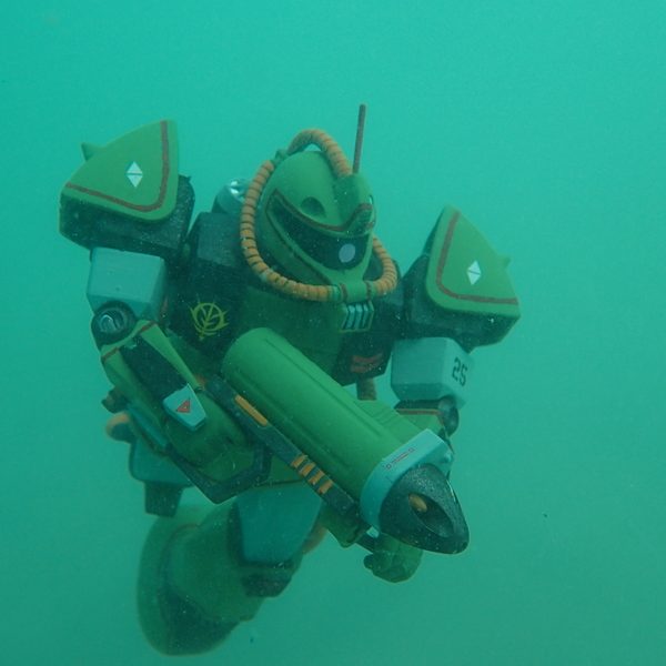 水中用ザク進水!!