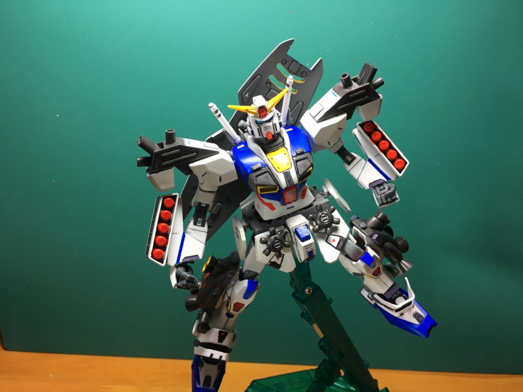 説明書内のイラスト風に。おそらくフルバーストのイメージですね。