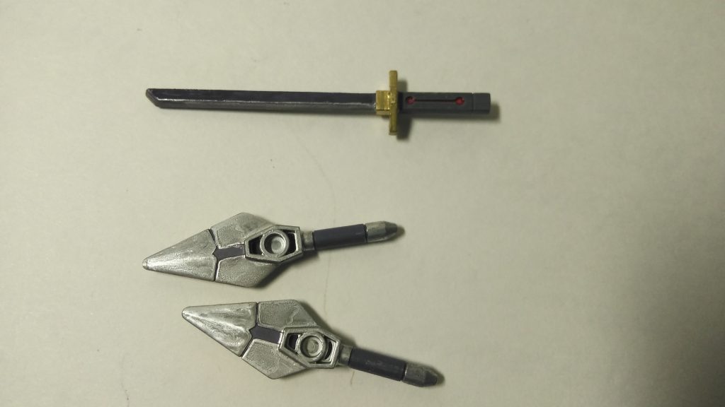 近接武器はオリジナルカラーにしてみました