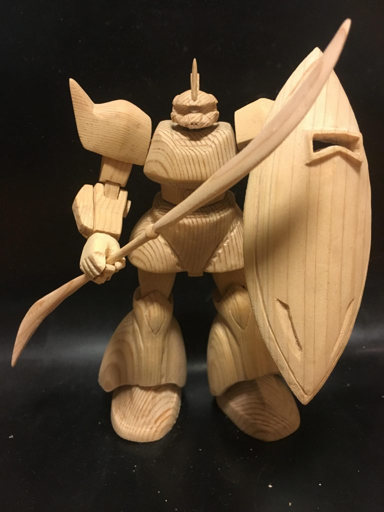 木製ゲルググ–3枚目/制作者：@enku3