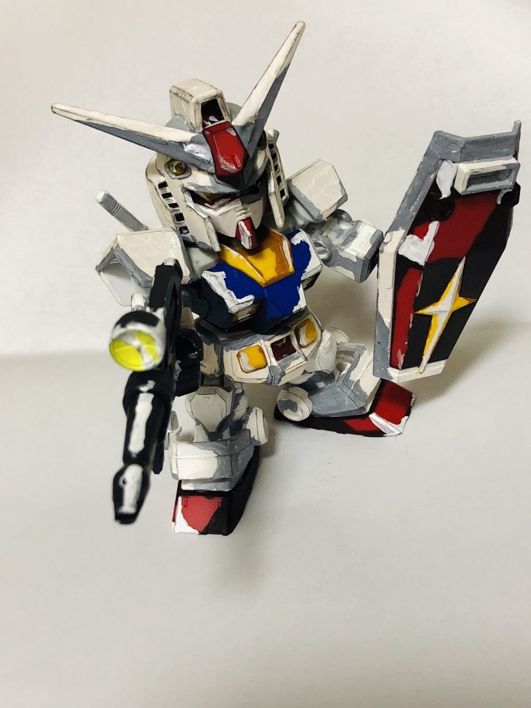 盾は上手くいってる感じなのですが、他はイマイチ絵に見えないです！