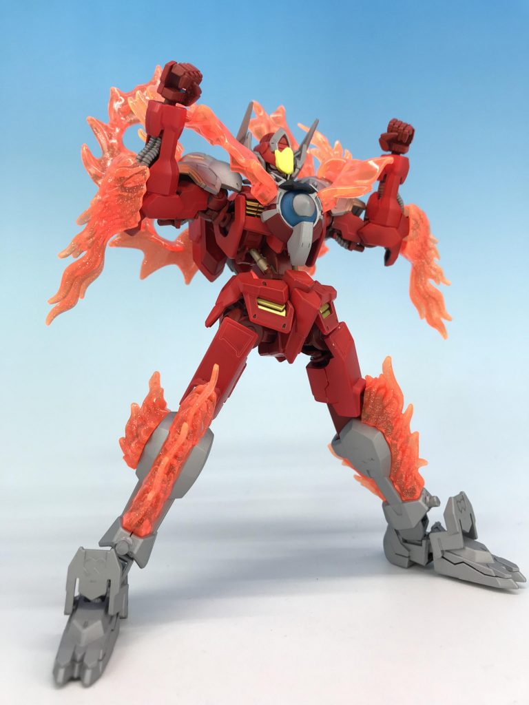 ストビュームダイナマイト発動形態。
要は自爆モードです。
このために、あらかじめボディの各所にトライバーニングのエフェクトを仕込めるようにしてあります。