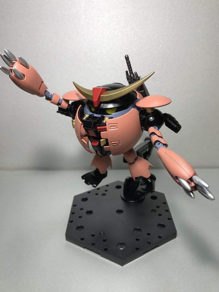 思いつきでしたが、けっこうBB戦士のサイズ感とハマってしっくりきました。