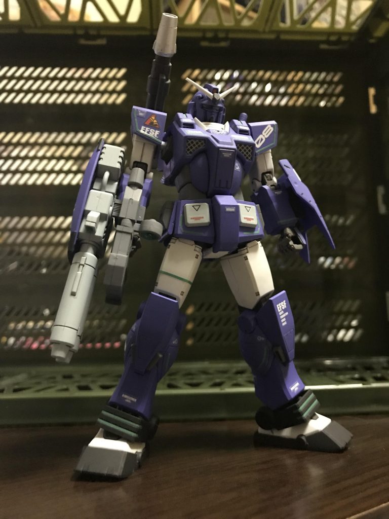 武装はガンダムエース付録のやつを✨
カラーは青系で、ちょっとだけFAっぽくしました。