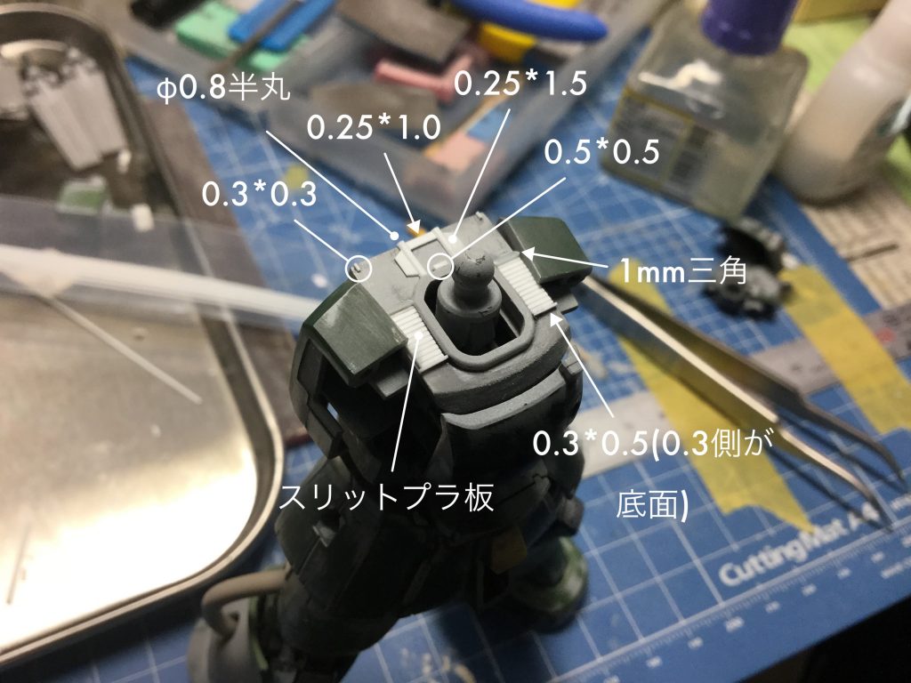 首周りのディテール