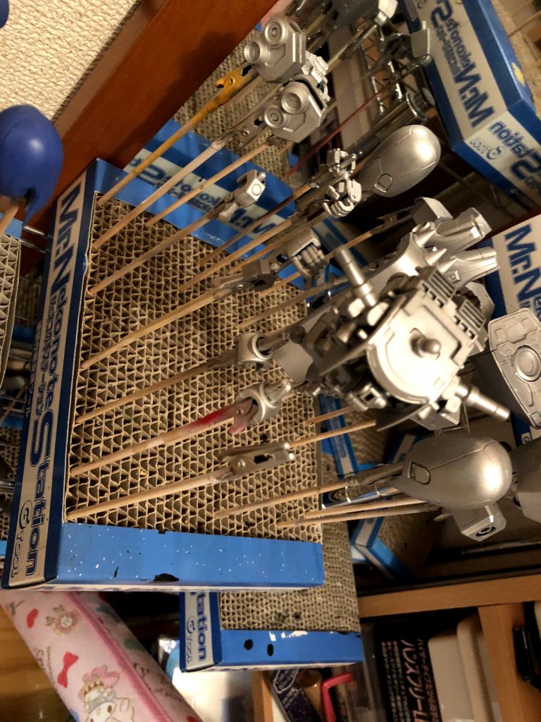 銀サフを下地として