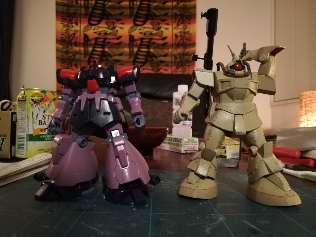 トロピカルと素組の比較。