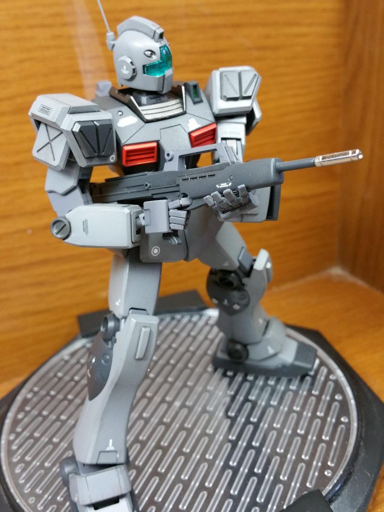 ライフルの砲身は市販パーツのアンテナを使用しました