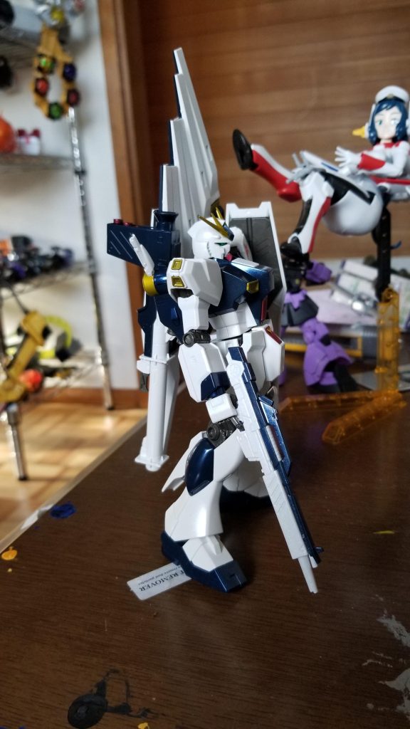 青というか紺色？の部分は調色してます。レシピは覚えてないけどなかなか良い色になったと思います。