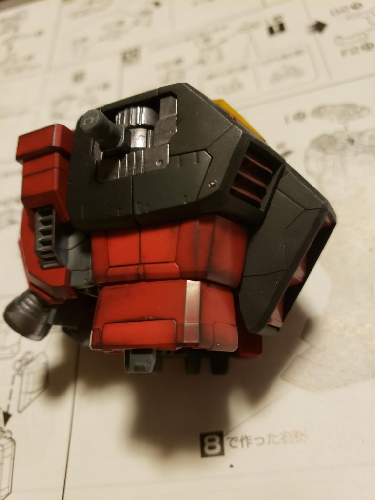 各所フレームの関節付け根になる部分はアイアンで塗装して磨いてます。