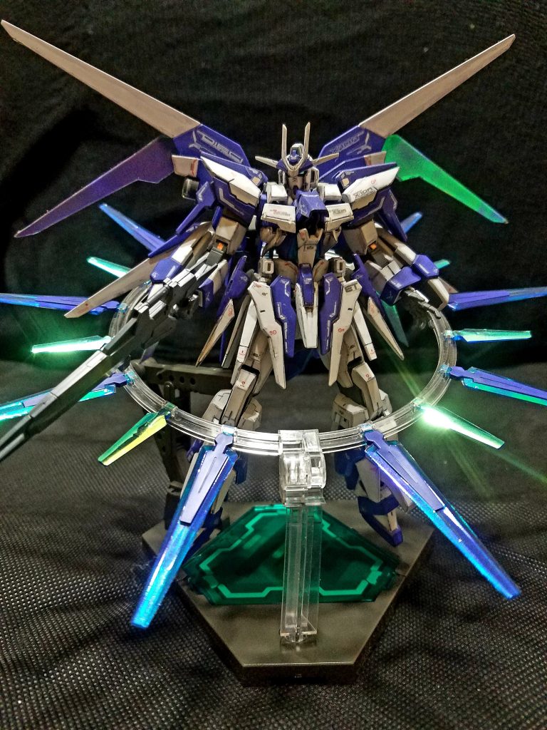 Cファンネル、ウイングに偏光シールとメタリックシールを貼ってキラキラにしてます(u_u)便利です
    +