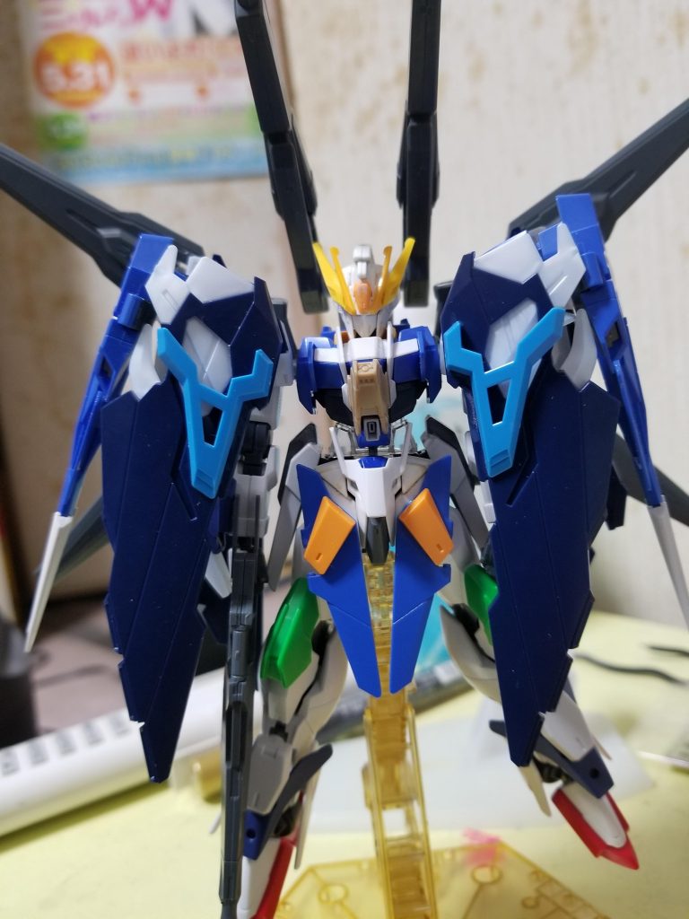 塗装前。背面のキャノンとドライヴの追加パーツはとりあえず保留とな装備してません