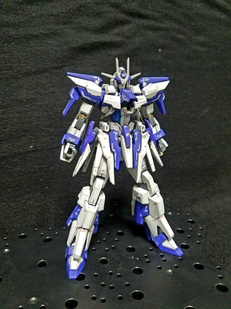 ウイングを外した状態。イメージが変わりますね(u_u)
コア・ファイターを変えることにより換装するというプランもありましたが、他の機体をつくるということにしました。
    +