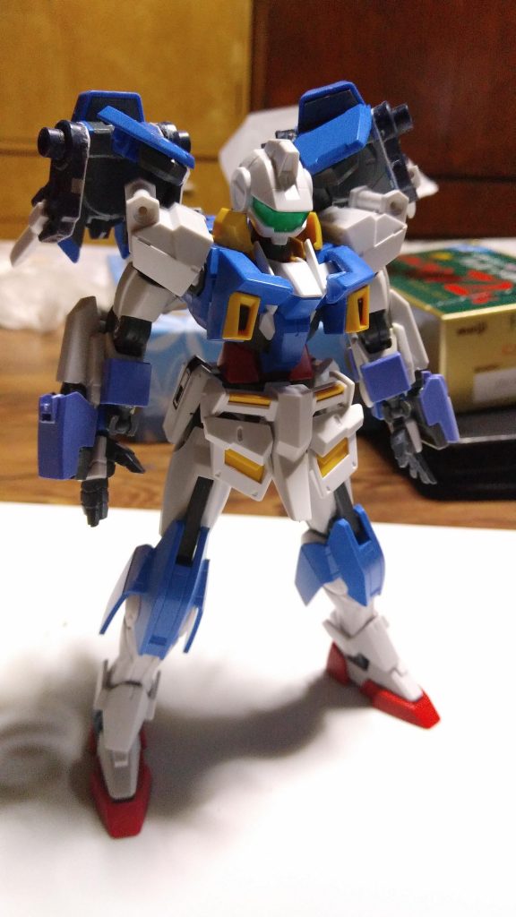 ほとんど完成した状態。
バンカーは百万式のパーツとノーネームライフルに付属していたボールジョイント(小)を使用しています。