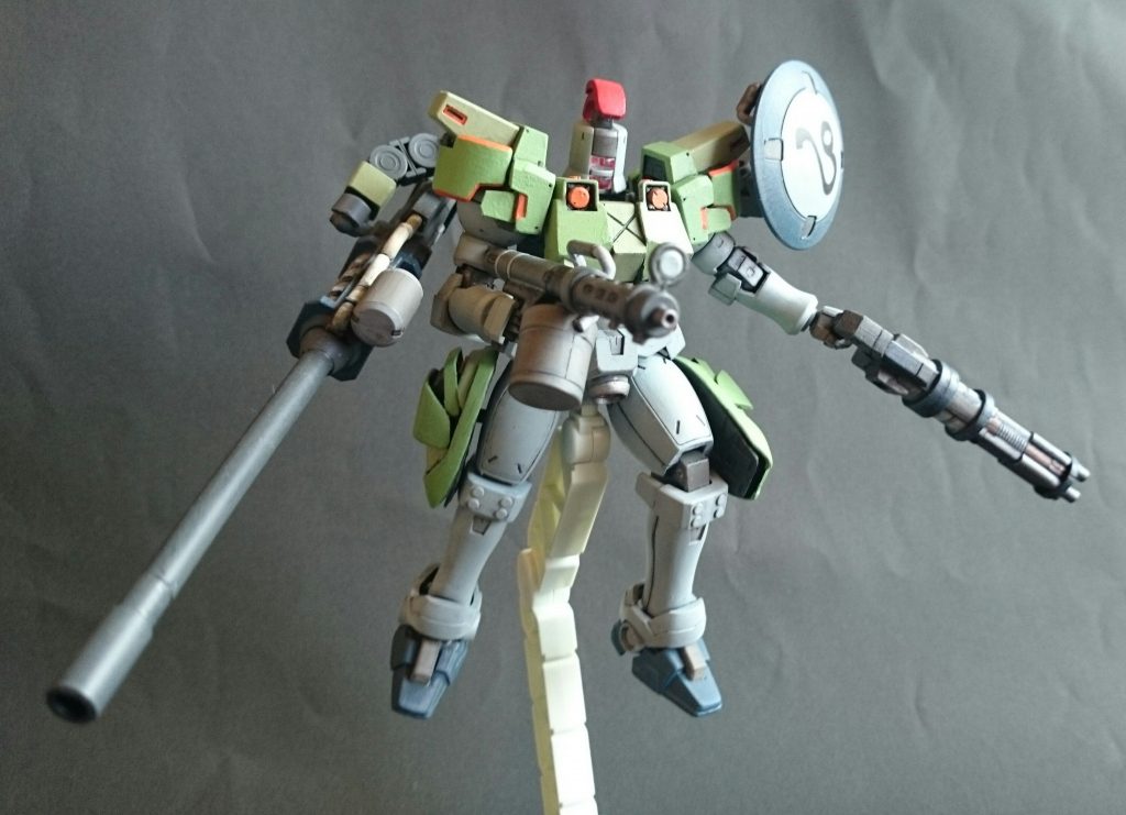 ドーバーガンをトールギス位置に