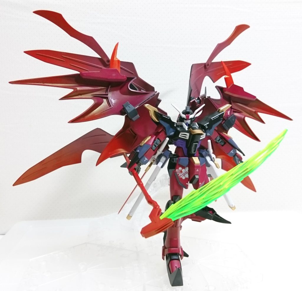 【ハイマット・キルモード】
全ウイング展開状態。フリーダム系のハイマットモードを意識しました。