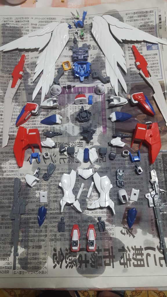 塗装前②、洗浄後の乾燥中~分解図~