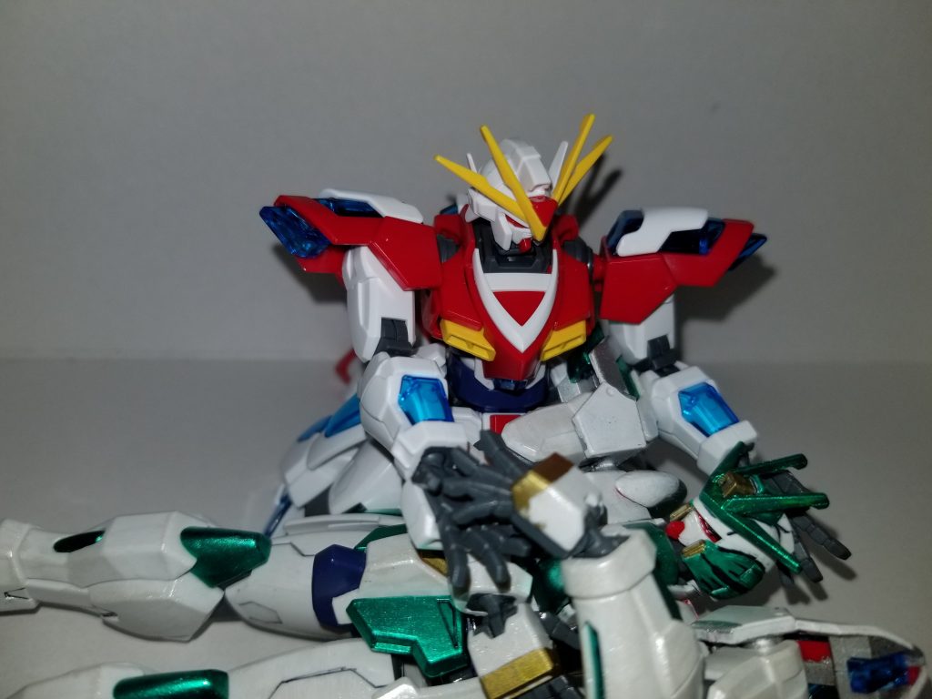 暁に死す…という感じで1枚
本当はゴッドガンダムがシャイニングガンダムを抱き抱えるシーンにしたかったのですがイングヴァルトにつかったカミキバーニングの胸が尖りすぎてて出来ませんでした！！！