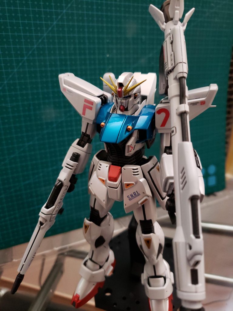 初挑戦1 マスターグレードキットの作成
RGよりか大きいから楽かなと思ってたらF91自体がちっさかったので予想以上の苦戦