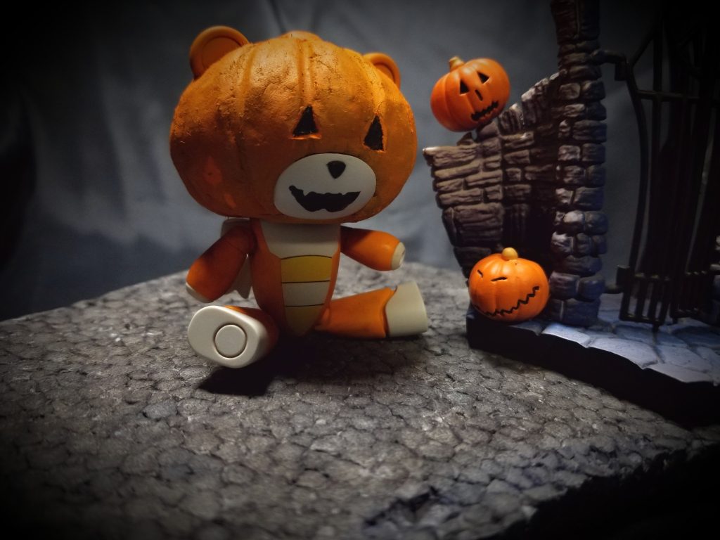 2体目、ジャックオーランタンッガイです。
こいつは頭の造形が楽しかったですね