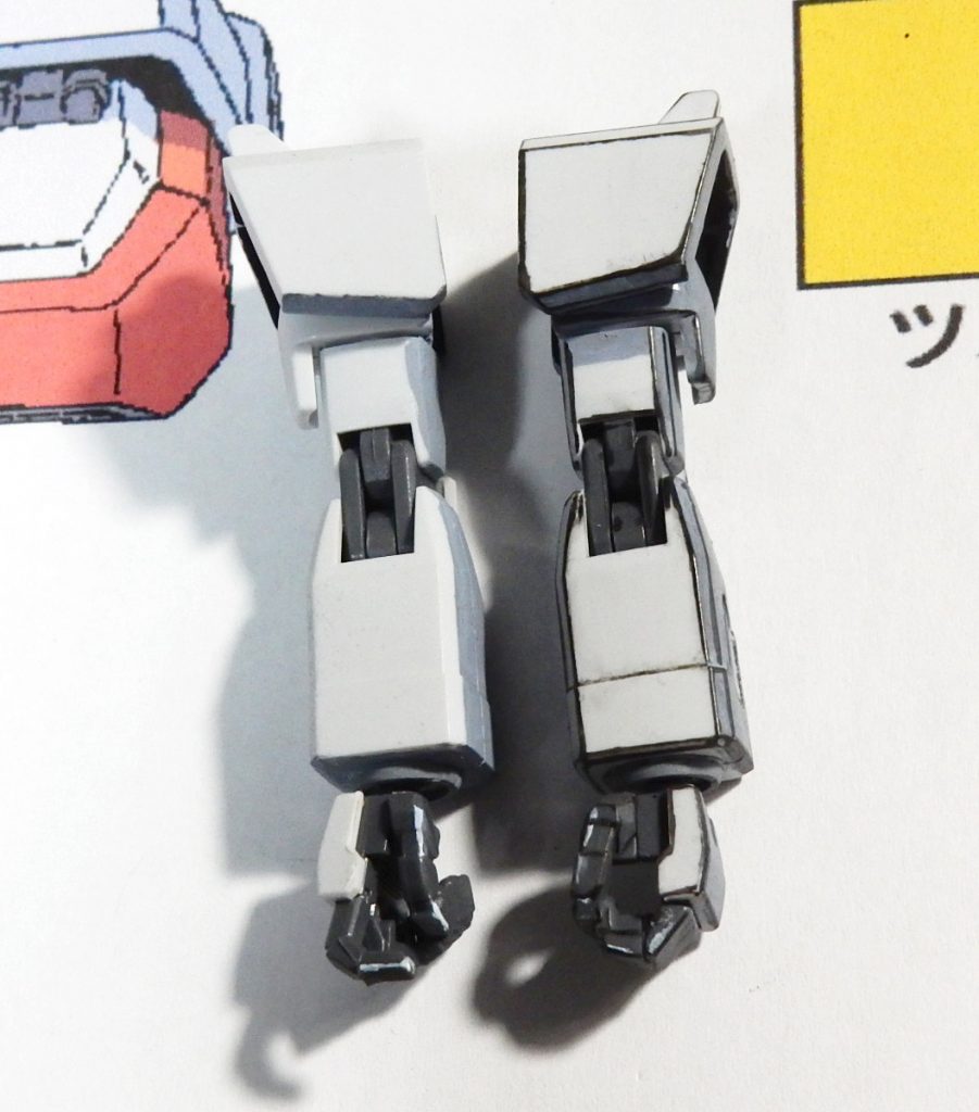 で、実際に腕にエッジ線を入れました。
どうでしょう?かなり雰囲気変わったと思いませんか?