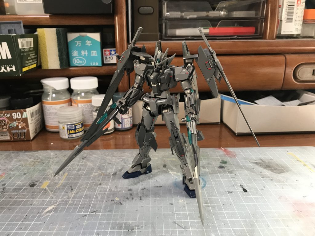 塗装デカールレッドチップ完了