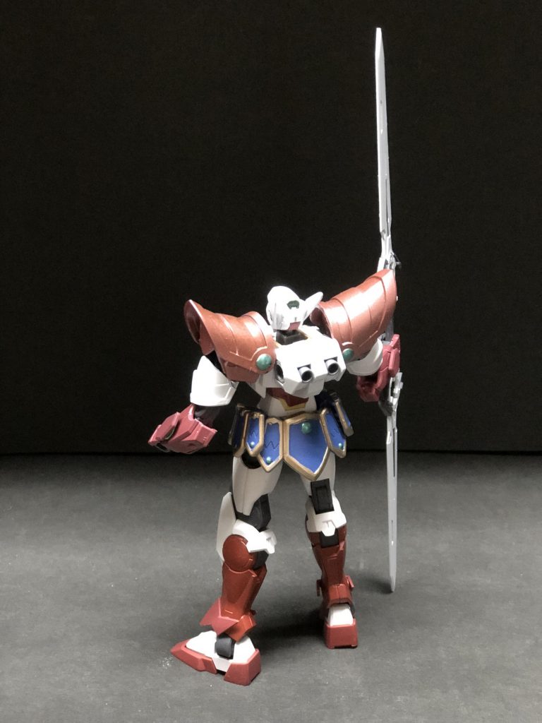 バックショット、ダブルオーダイバーのGNドライブユニットをマントのようにつけることも可能です