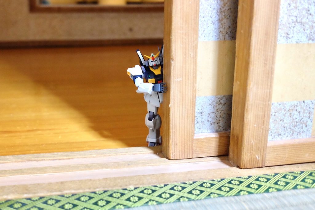 白いMk-2くんが外に出かけたがってそわそわしていたので、お外に出てみようと思います。