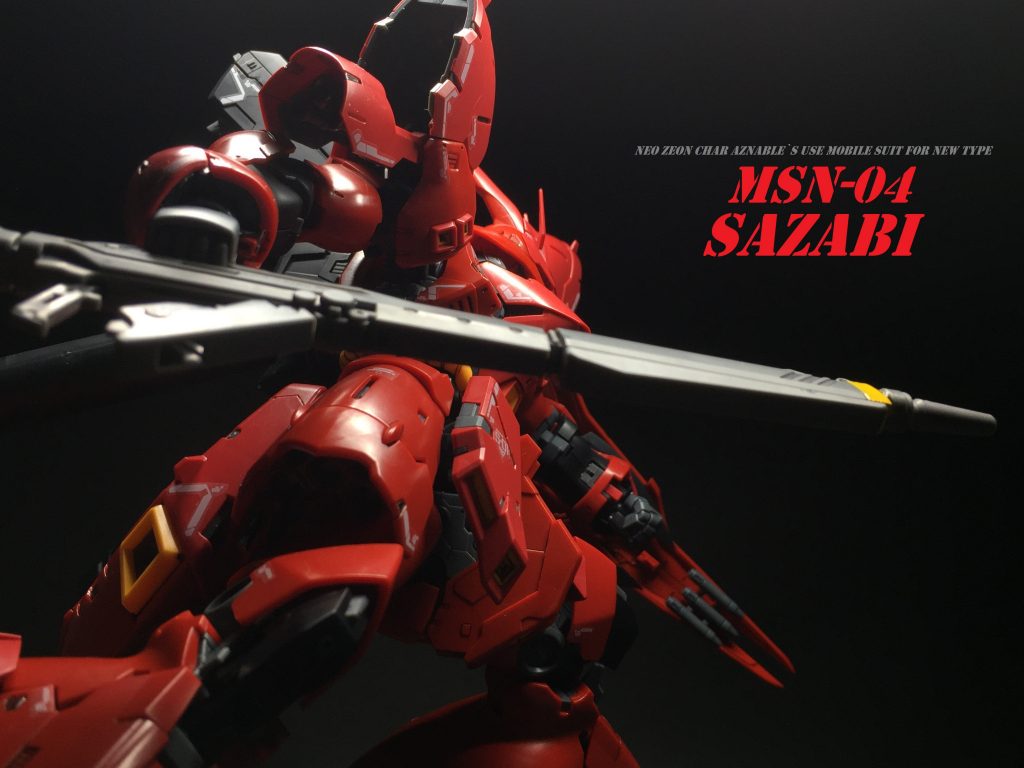 【RG】MSN-04 SAZABI–5枚目/制作者：ふくすけ
