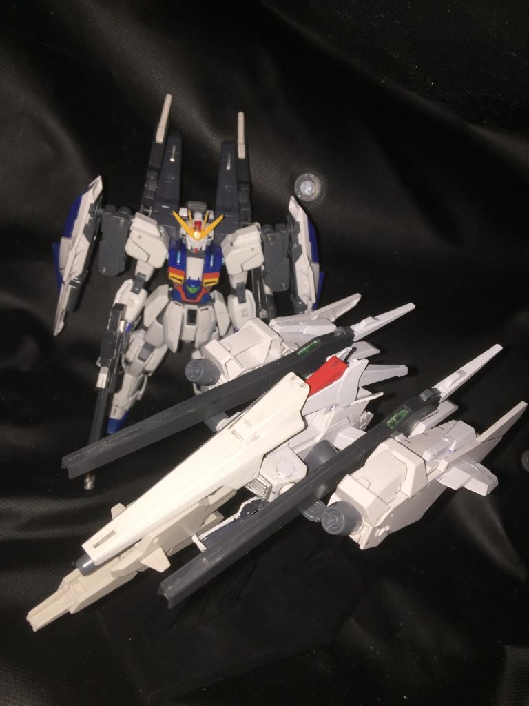 ＧアルテミスとガンダムEXの分離形態