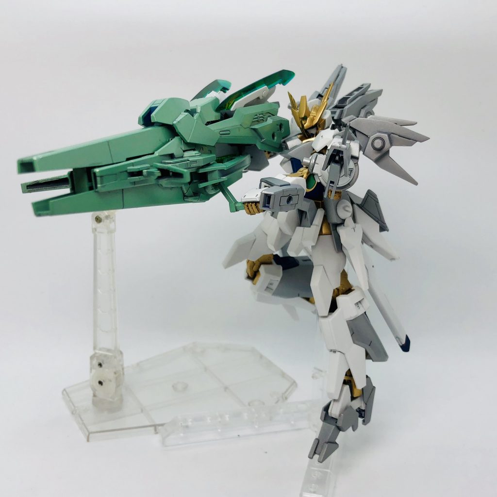 最後にオプション装備のブラスティアランチャー
ドッズカリバーに追加バレルを装備します。