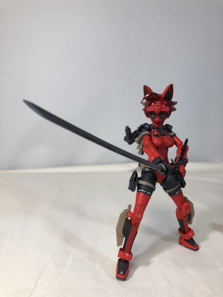 背中に背負った高周波太刀
ムラマサブレード
「大張一刀流、推して参る!」