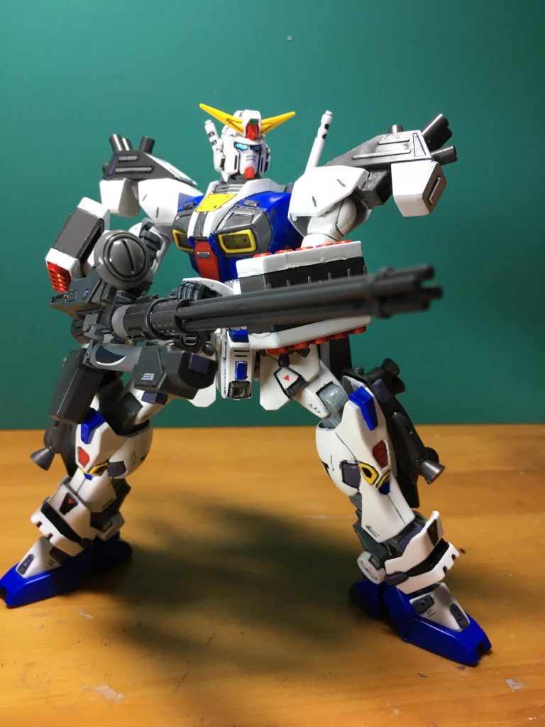 このオプションで最も手を加えたガトリングガンですが、偶然にもケンプファーアメイジングのアメイジングミニガンの様な形状になりました。